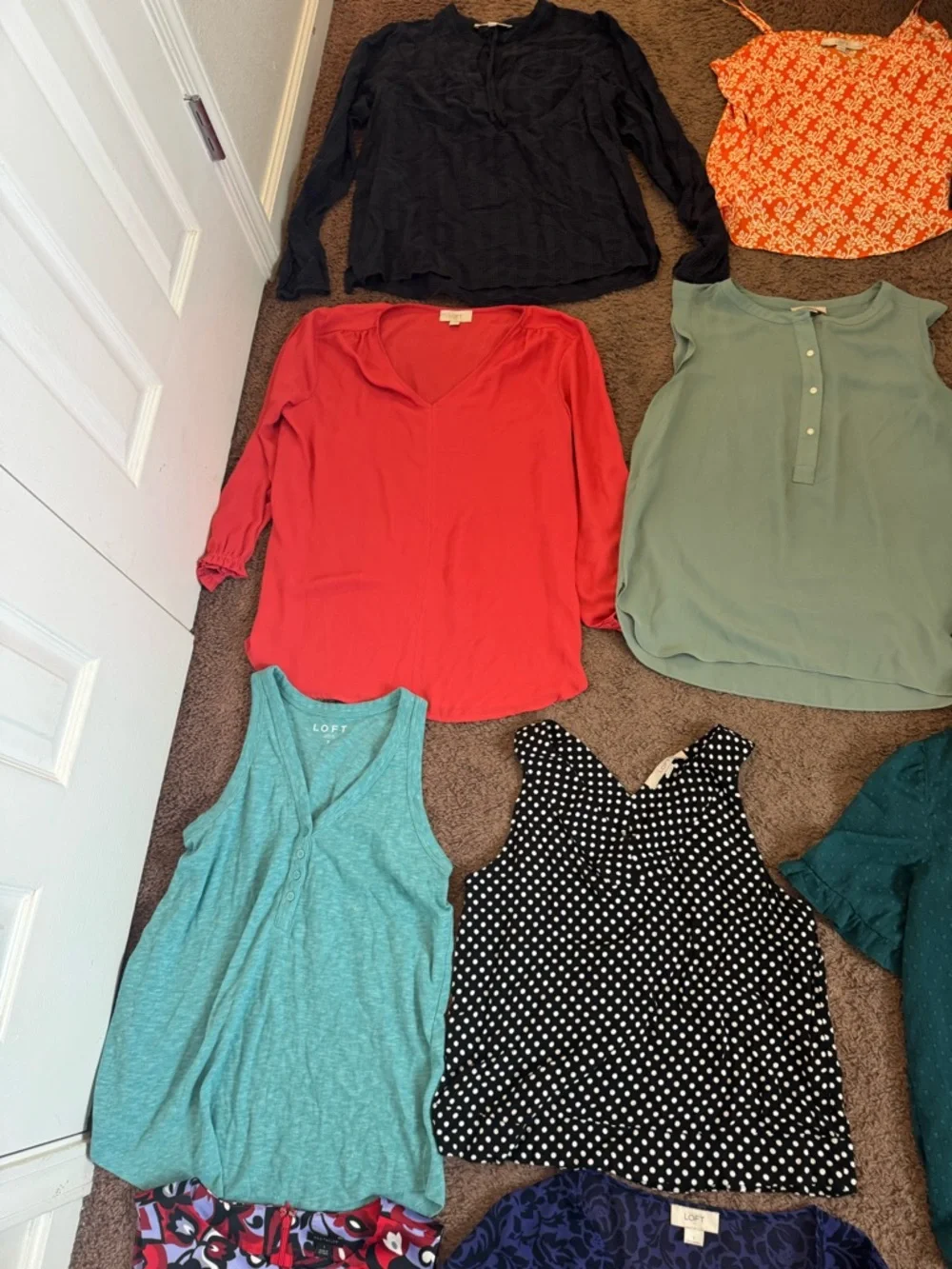 Lot Of 12 Tops Blouses Spring Summer Ann Taylor LOFT Workwear S - Picture 6 of 10